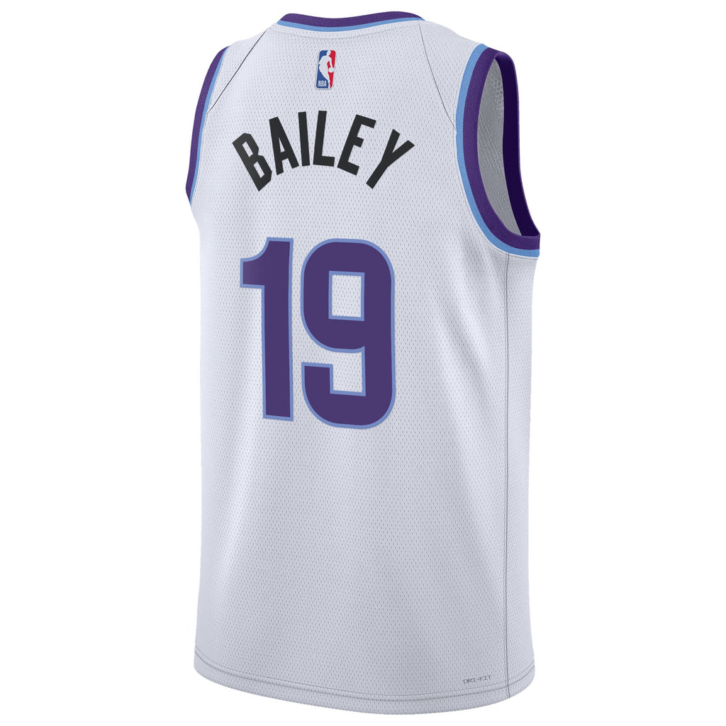 Unisex Utah Jazz Ace Bailey Nike White Swingman Jersey - Association Edition