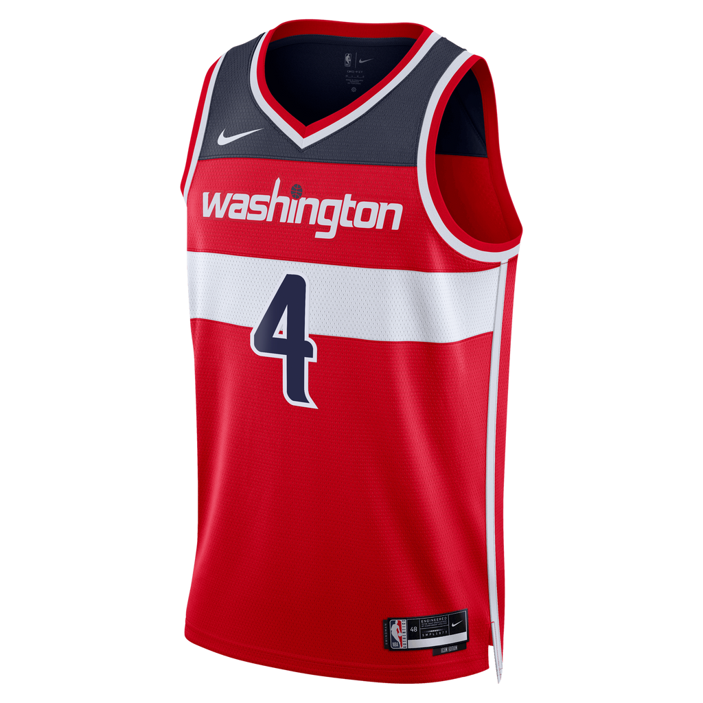 Unisex Washington Wizards AJ Dybantsa Nike Red 2026 NBA Draft Swingman Jersey - Icon Edition