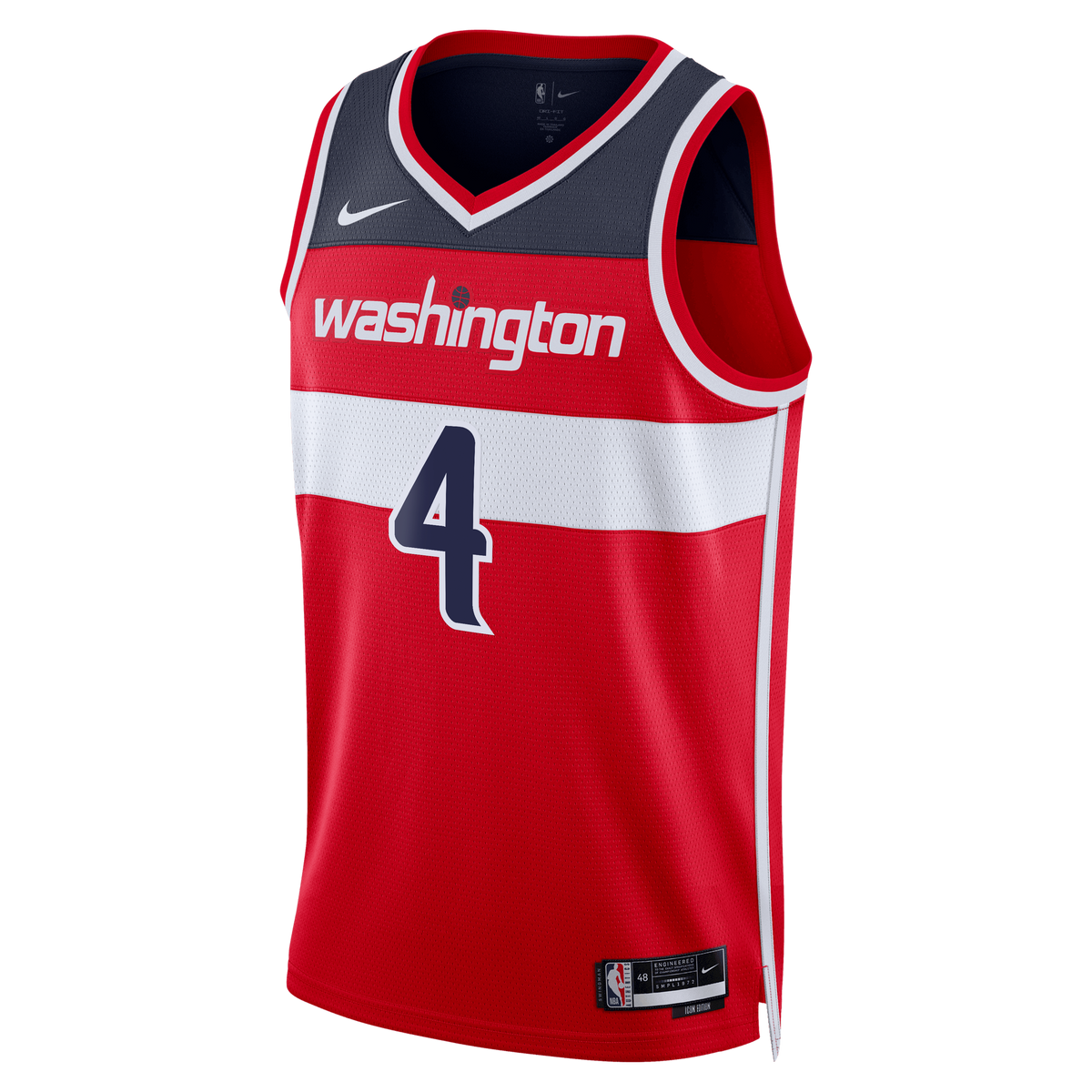 Unisex Washington Wizards AJ Dybantsa Nike Red 2026 NBA Draft Swingman Jersey - Icon Edition