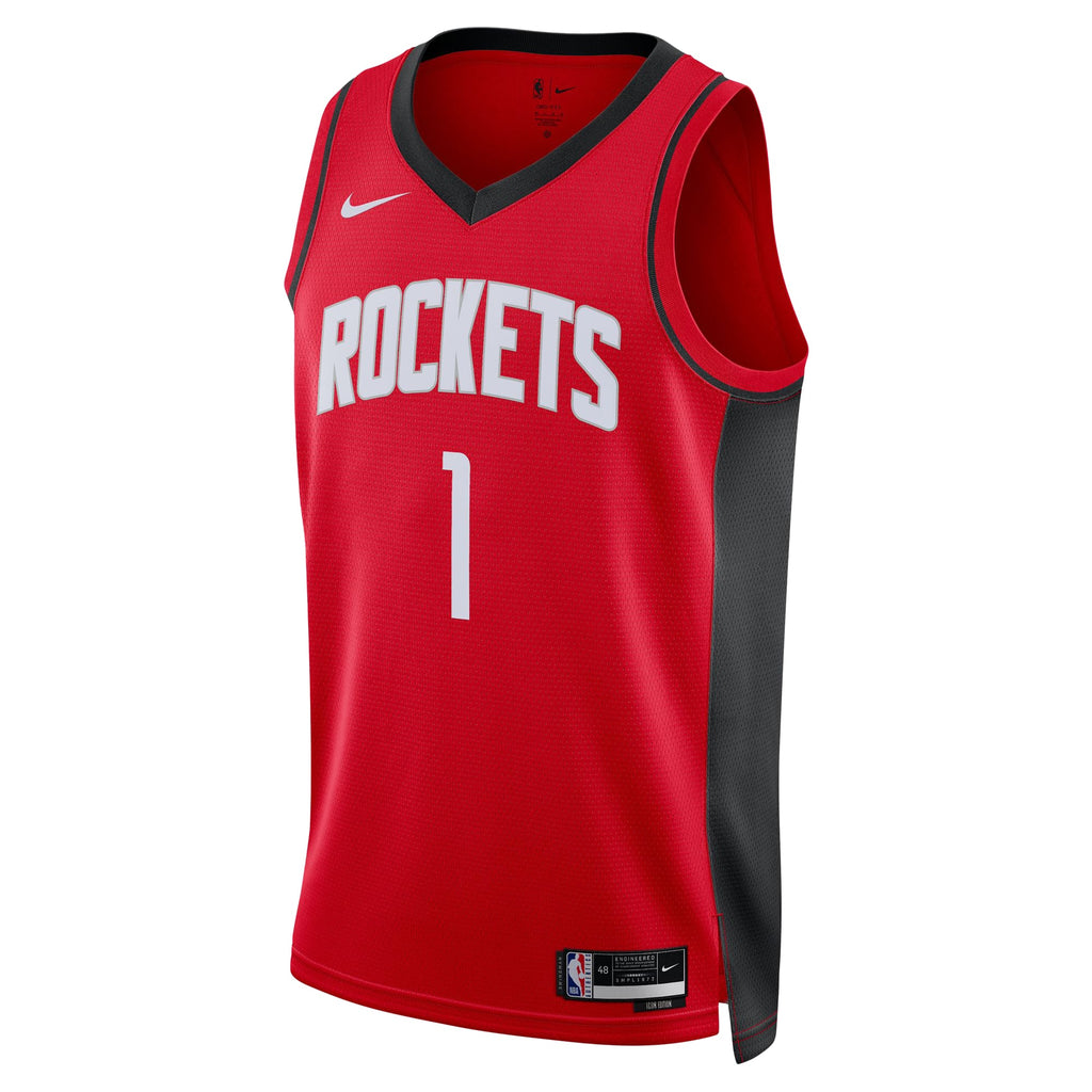Unisex Houston Rockets Amen Thompson Nike Red Swingman Player Jersey - Icon Edition