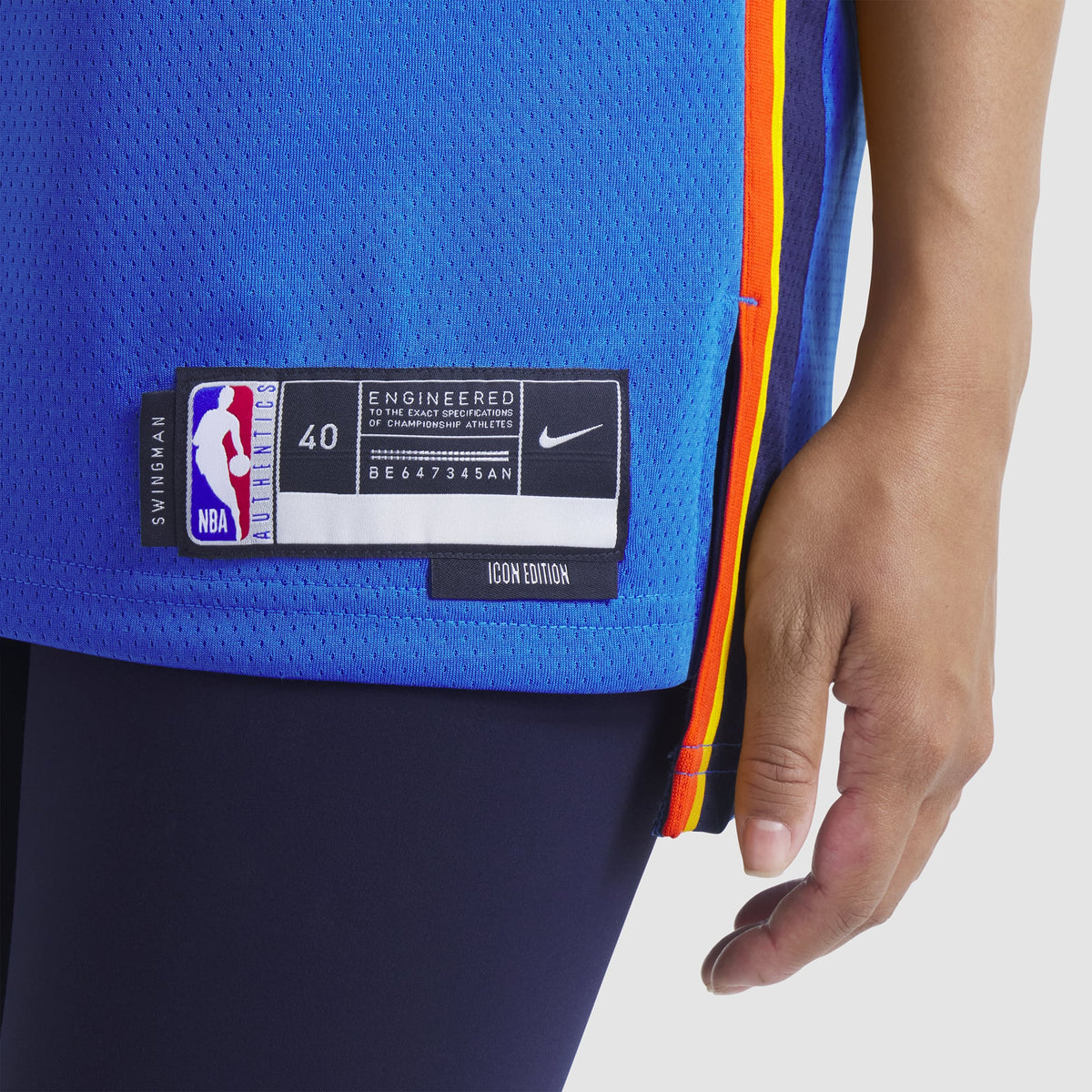 Unisex Oklahoma City Thunder Chet Holmgren Nike Blue 2022 NBA Draft First Round Pick Player Swingman Jersey - Icon Edition