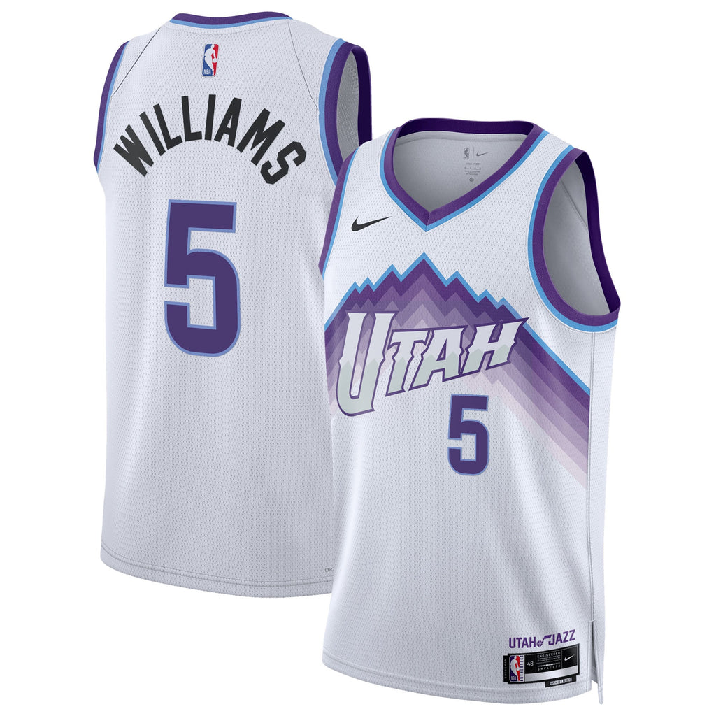 Unisex Utah Jazz Cody Williams Nike White Swingman Jersey - Association Edition
