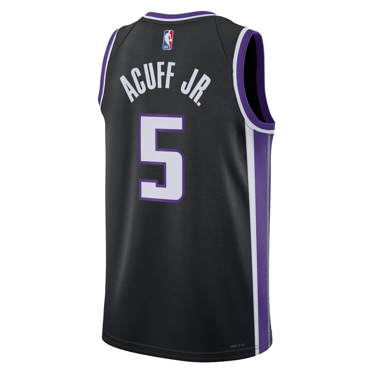 Unisex Sacramento Kings Darius Acuff Jr. Nike Black Swingman Jersey - Icon Edition