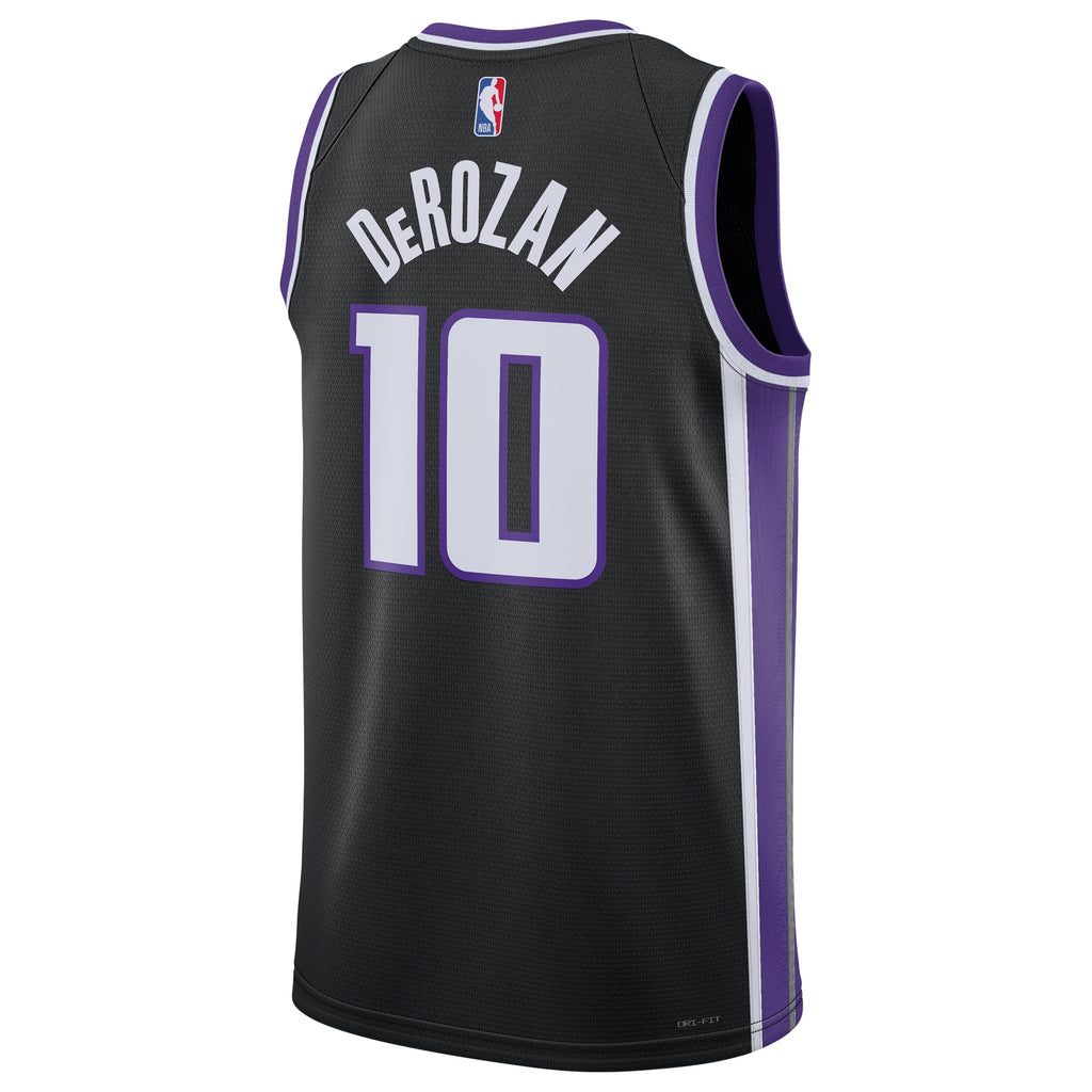 Unisex Sacramento Kings DeMar DeRozan Nike Black Swingman Player Jersey - Icon Edition