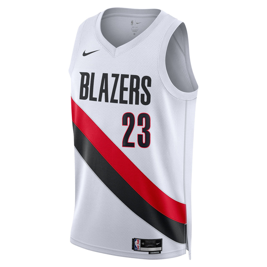 Unisex Portland Trail Blazers Donovan Clingan Nike White Swingman Jersey - Association Edition