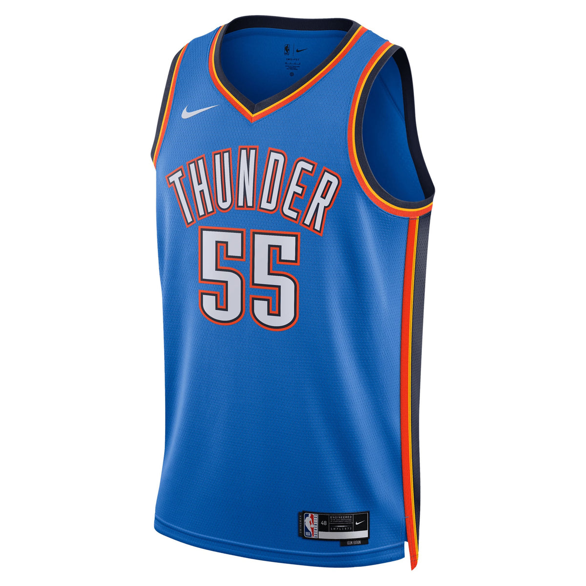 Unisex Oklahoma City Thunder Isaiah Hartenstein Nike Blue Swingman Jersey - Icon Edition