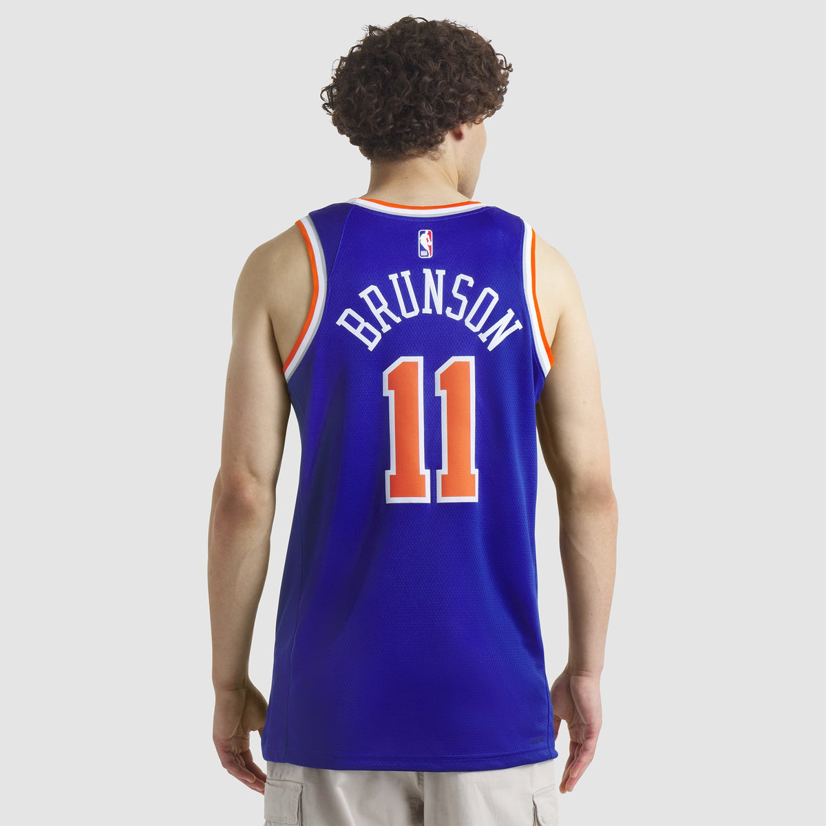Unisex New York Knicks Jalen Brunson Nike Blue Swingman Jersey - Icon Edition