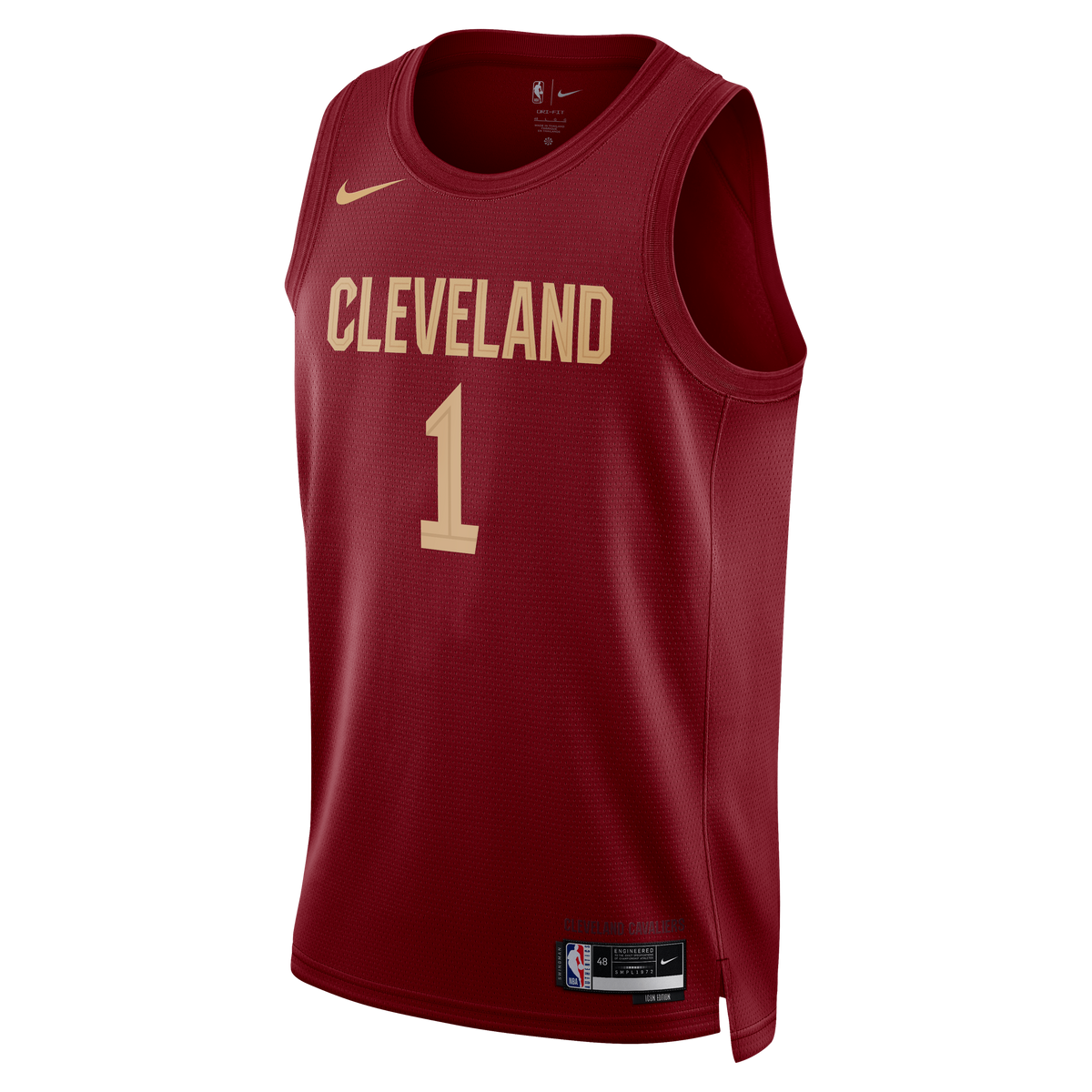 Unisex Cleveland Cavaliers James Harden Nike Wine Swingman Jersey - Icon Edition
