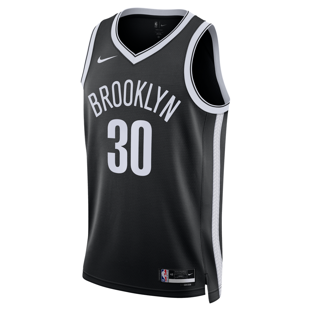 Unisex Brooklyn Nets Julius Randle Nike Black Swingman Jersey - Icon Edition