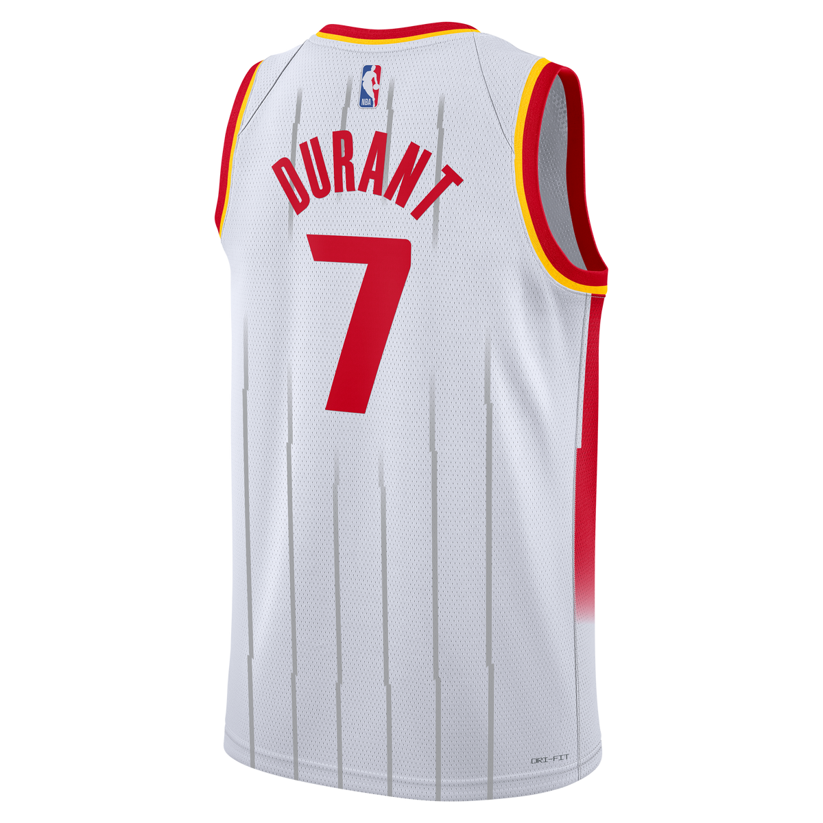 Unisex Houston Rockets Kevin Durant Nike White Swingman Jersey - Association Edition