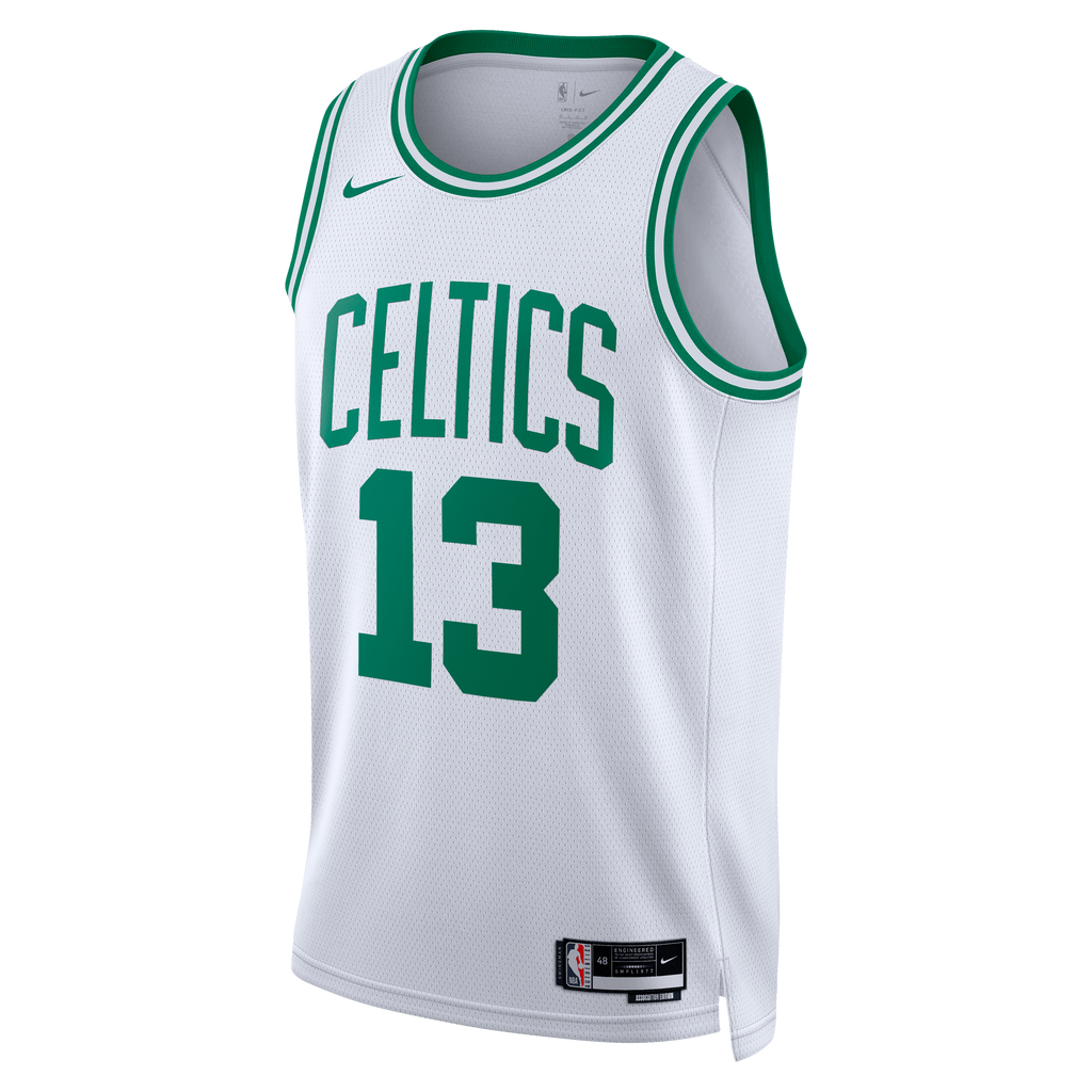 Unisex Boston Celtics Paul George Nike White Swingman Jersey - Association Edition