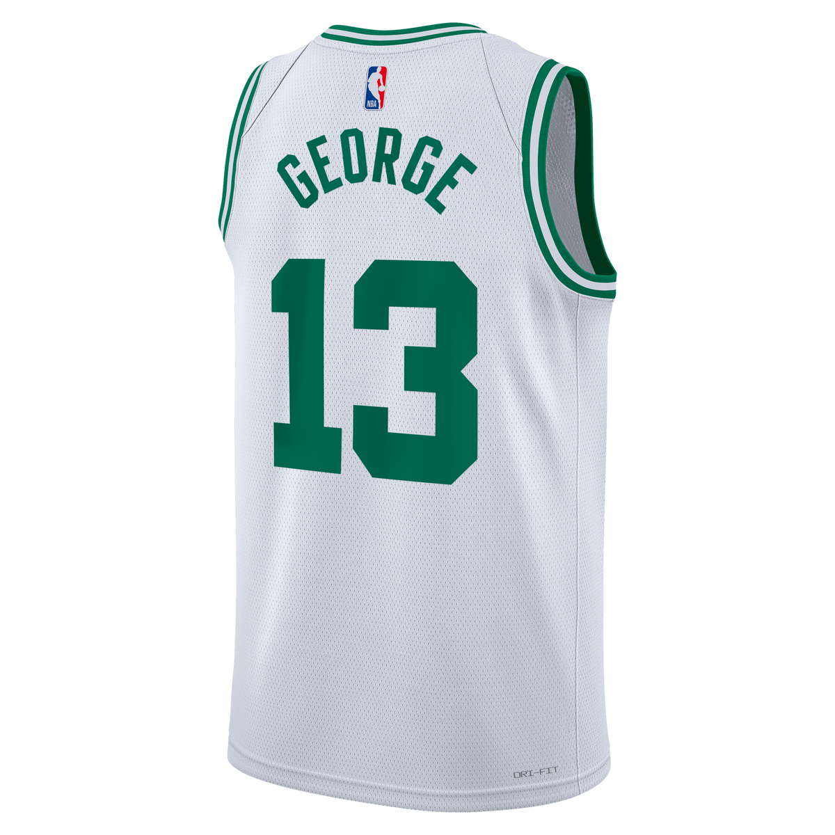 Unisex Boston Celtics Paul George Nike White Swingman Jersey - Association Edition