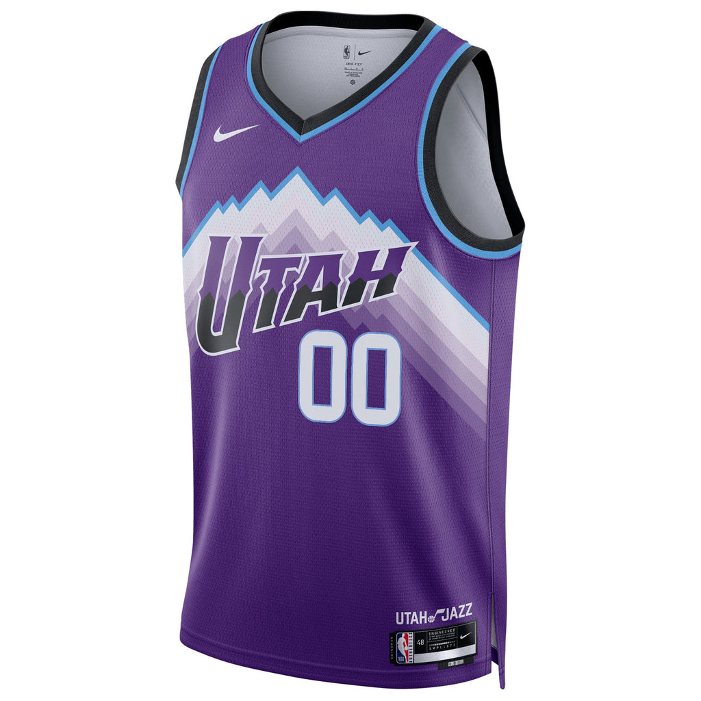 Unisex Utah Jazz Nike Purple Swingman Custom Jersey - Icon Edition
