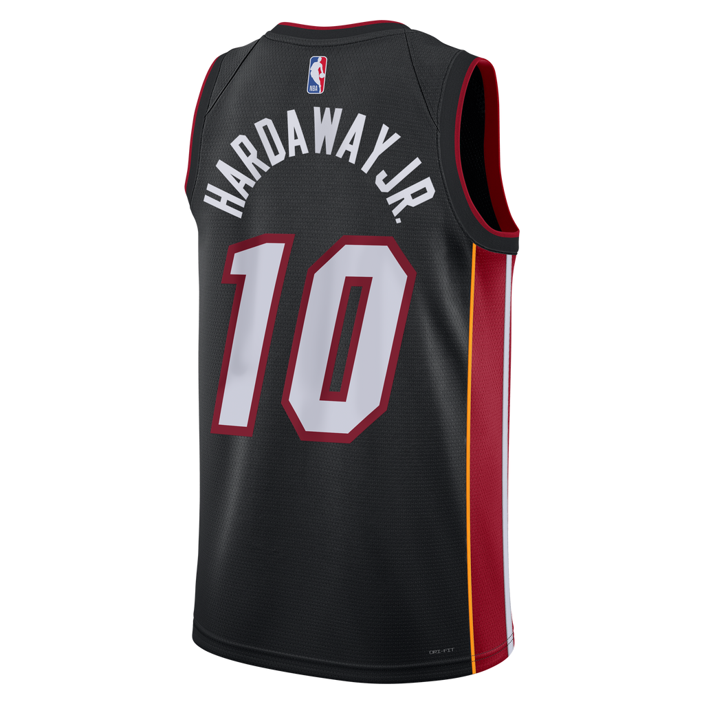 Unisex Miami Heat Tim Hardaway Jr. Nike Black Swingman Jersey - Icon Edition