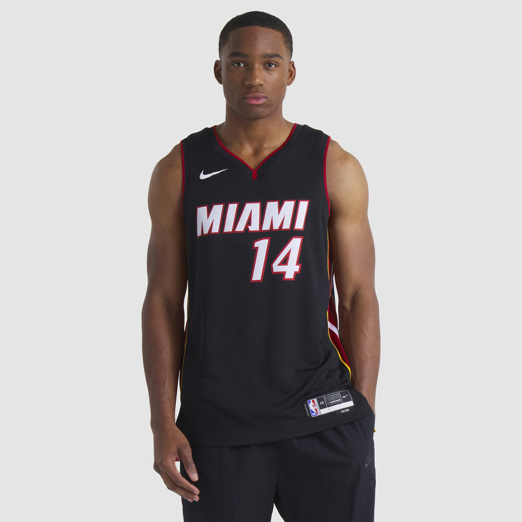 Unisex Miami Heat Tyler Herro Nike Black Swingman Jersey - Icon Edition