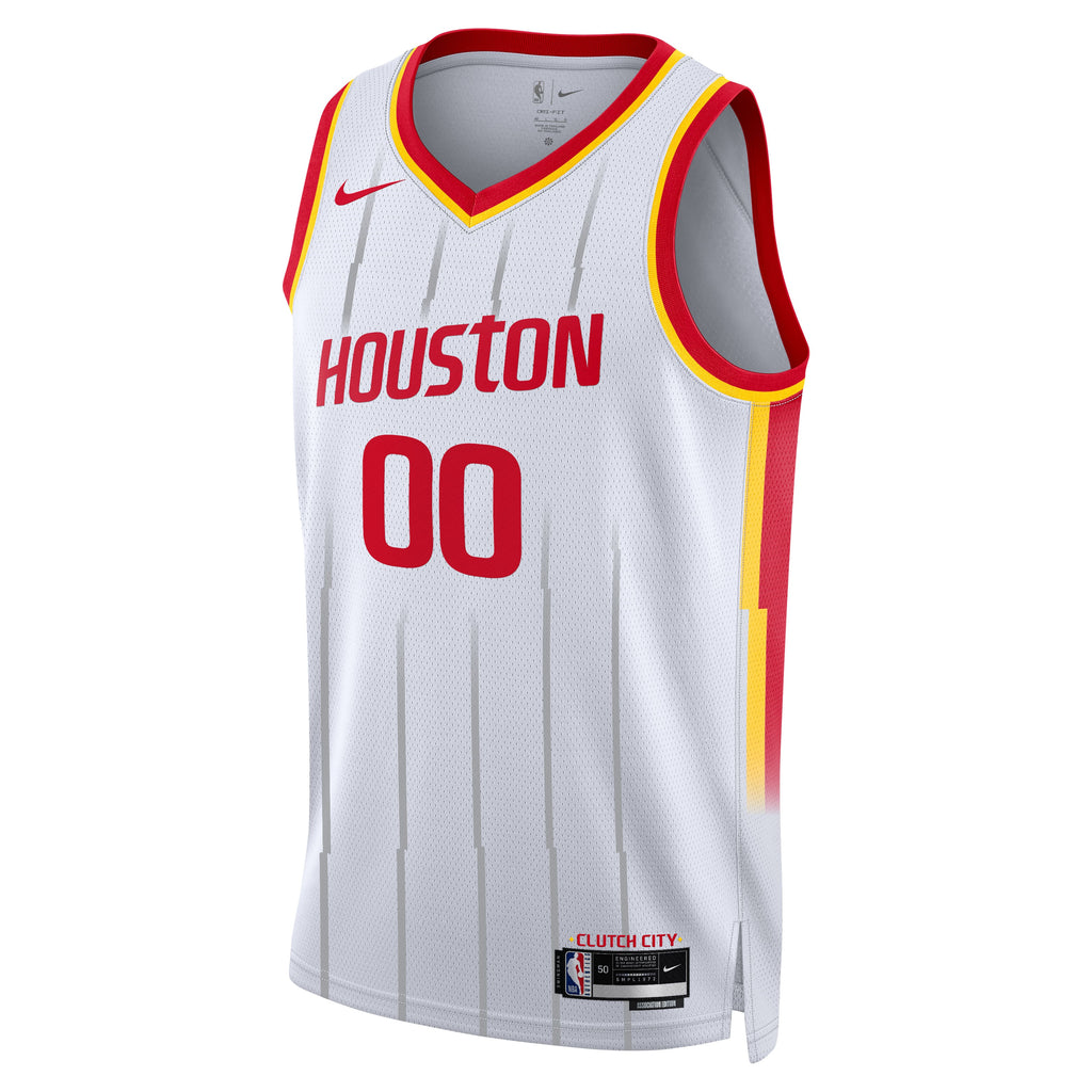 Unisex Houston Rockets  Nike White Swingman Custom Jersey - Association Edition