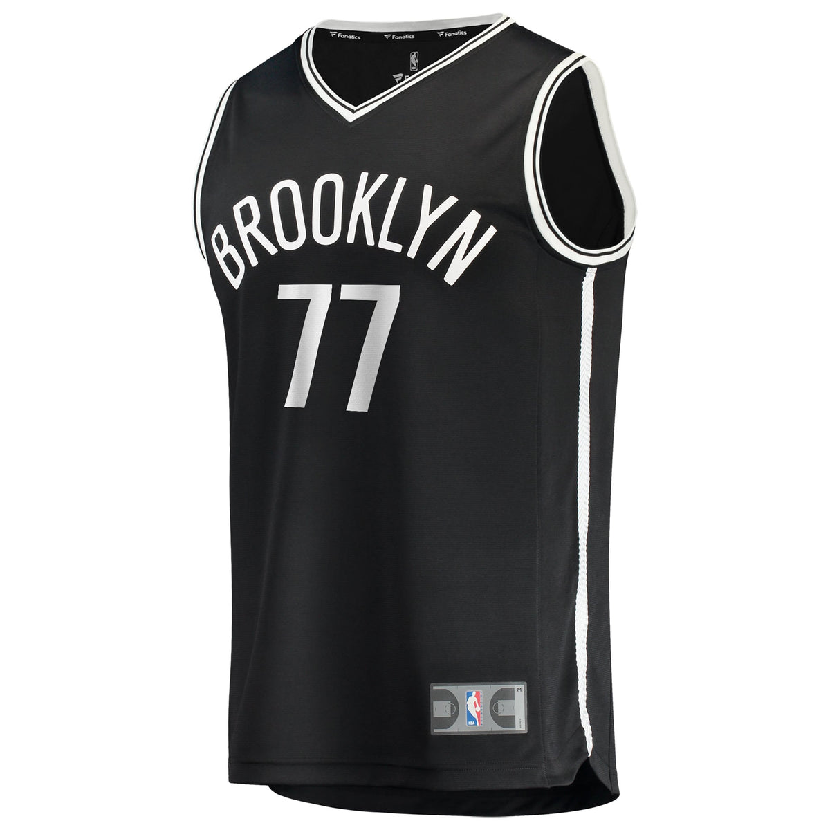 Youth Brooklyn Nets Ben Saraf Fanatics Black Fast Break Replica Jersey - Icon Edition