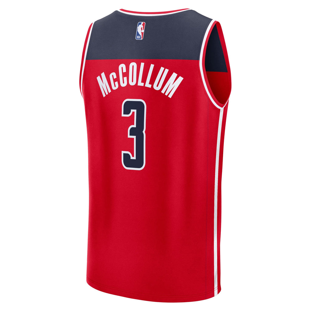 Youth Washington Wizards CJ McCollum Fanatics Red Fast Break Replica Player Jersey - Icon Edition