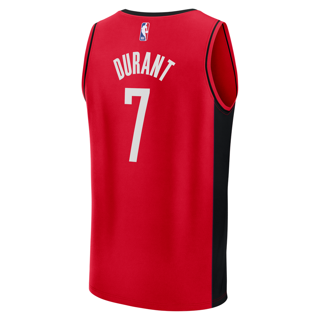 Youth Houston Rockets Kevin Durant Fanatics Red Fast Break Jersey - Icon Edition