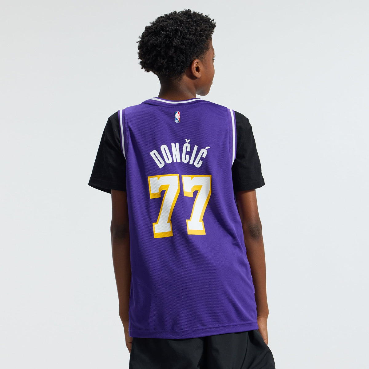 Youth Los Angeles Lakers Luka Dončić Fanatics Purple Fast Break Jersey - Statement Edition