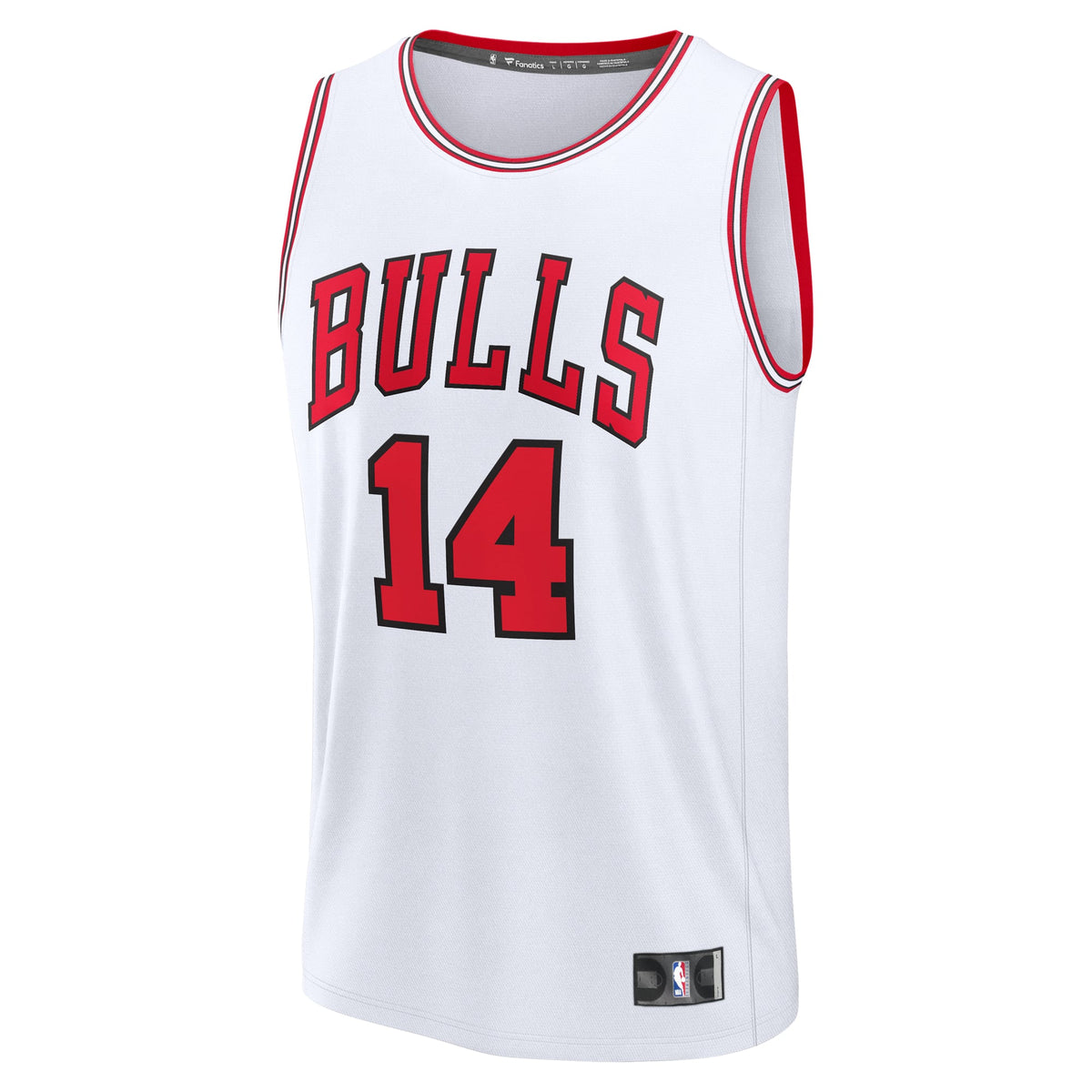 Youth Chicago Bulls Matas Buzelis Fanatics White Fast Break Replica Player Jersey - Association Edition