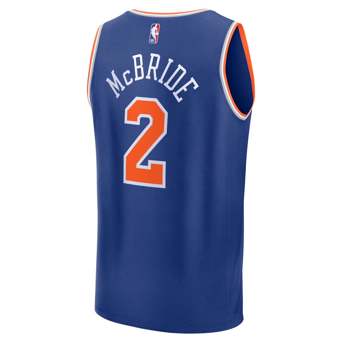 Youth New York Knicks Miles McBride Fanatics Blue Fast Break Replica Jersey - Icon Edition