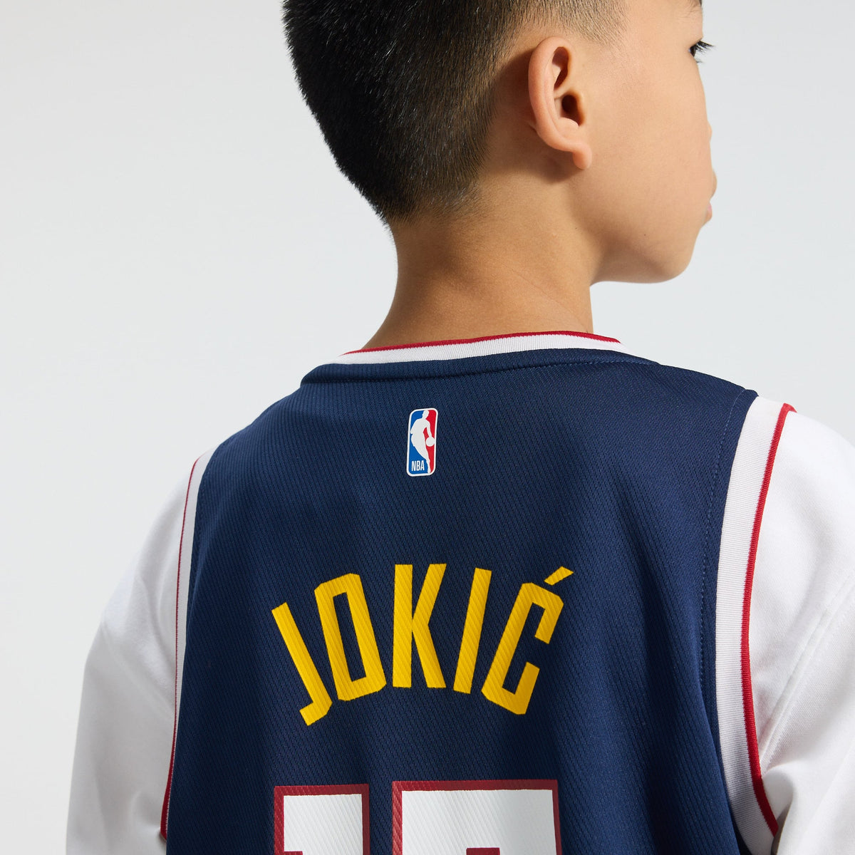Youth Denver Nuggets Nikola Jokic Fanatics Navy Fast Break Replica Player Jersey - Icon Edition