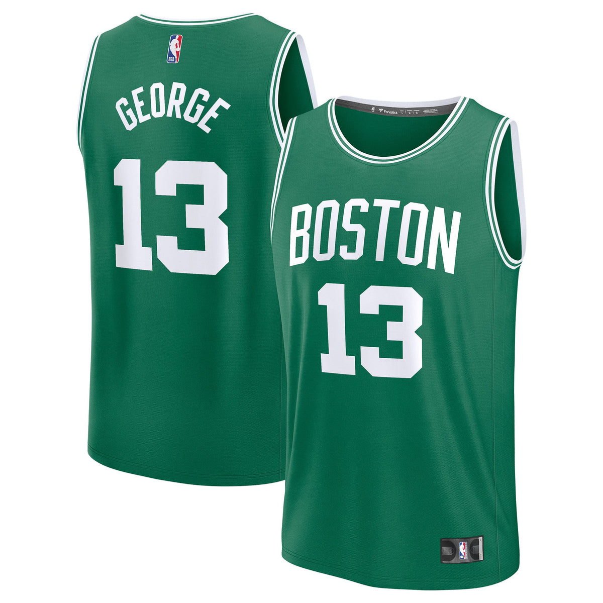 Youth Boston Celtics Paul George Fanatics Kelly Green Fast Break Replica Jersey - Icon Edition