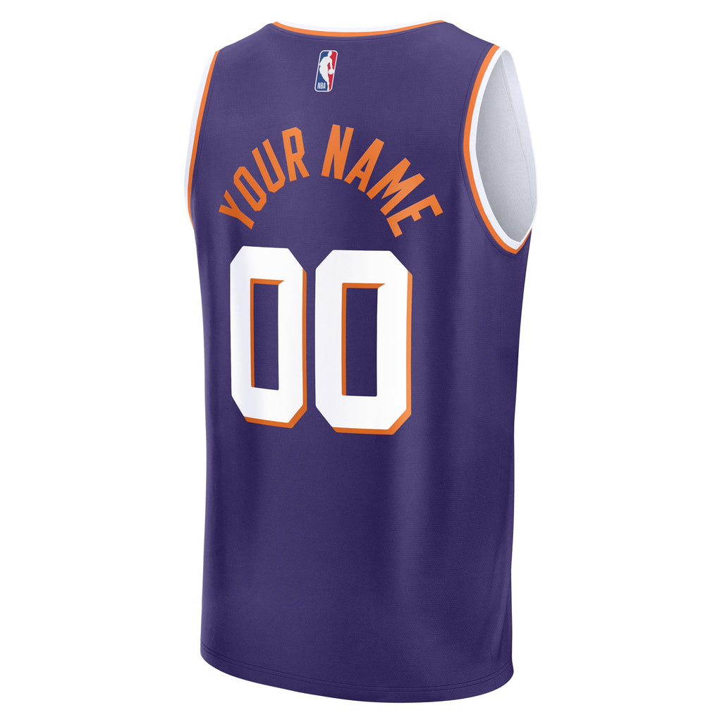 Youth Phoenix Suns Fanatics Purple Fast Break Custom Replica Jersey - Icon Edition