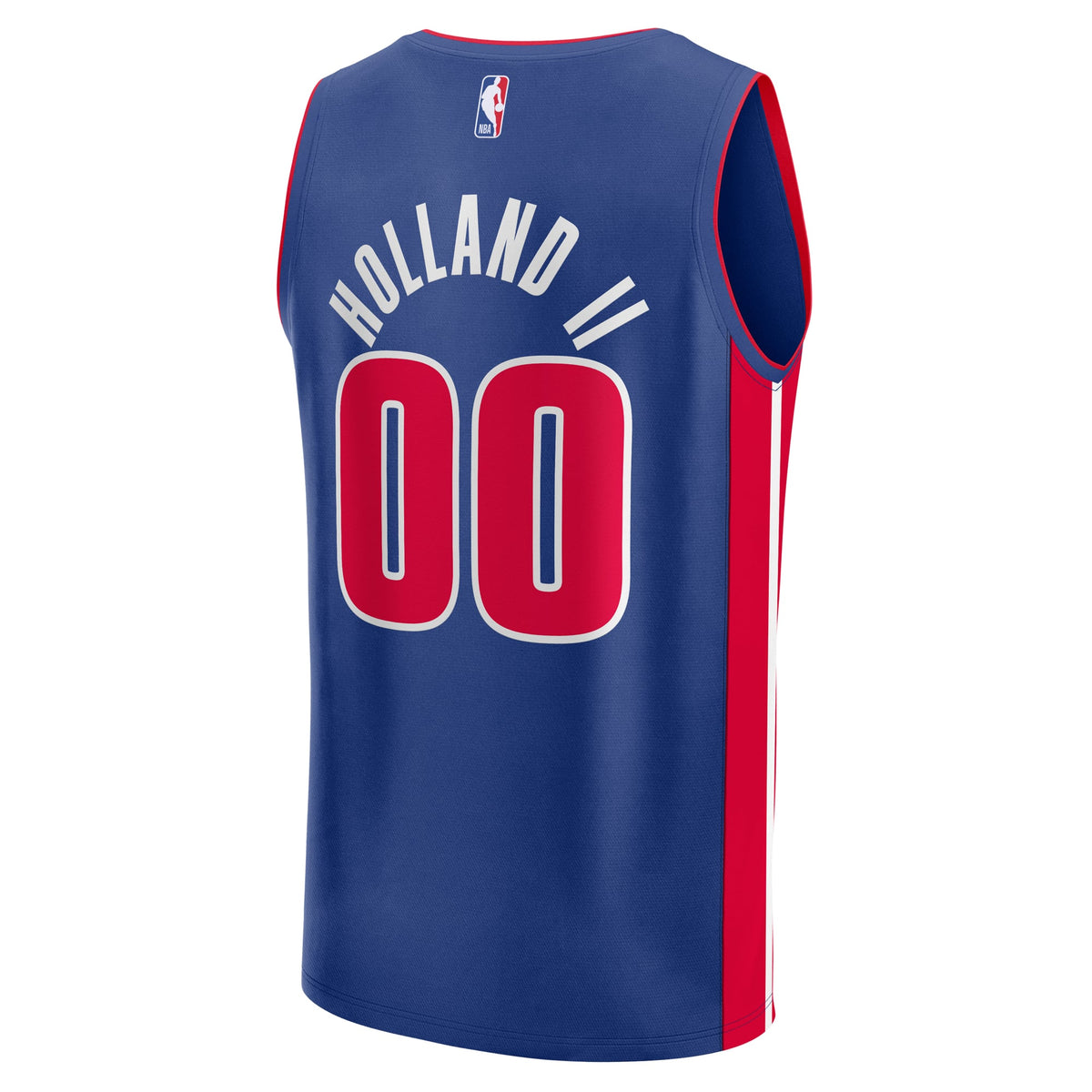 Youth Detroit Pistons Ron Holland II Fanatics Blue Fast Break Replica Player Jersey - Icon Edition
