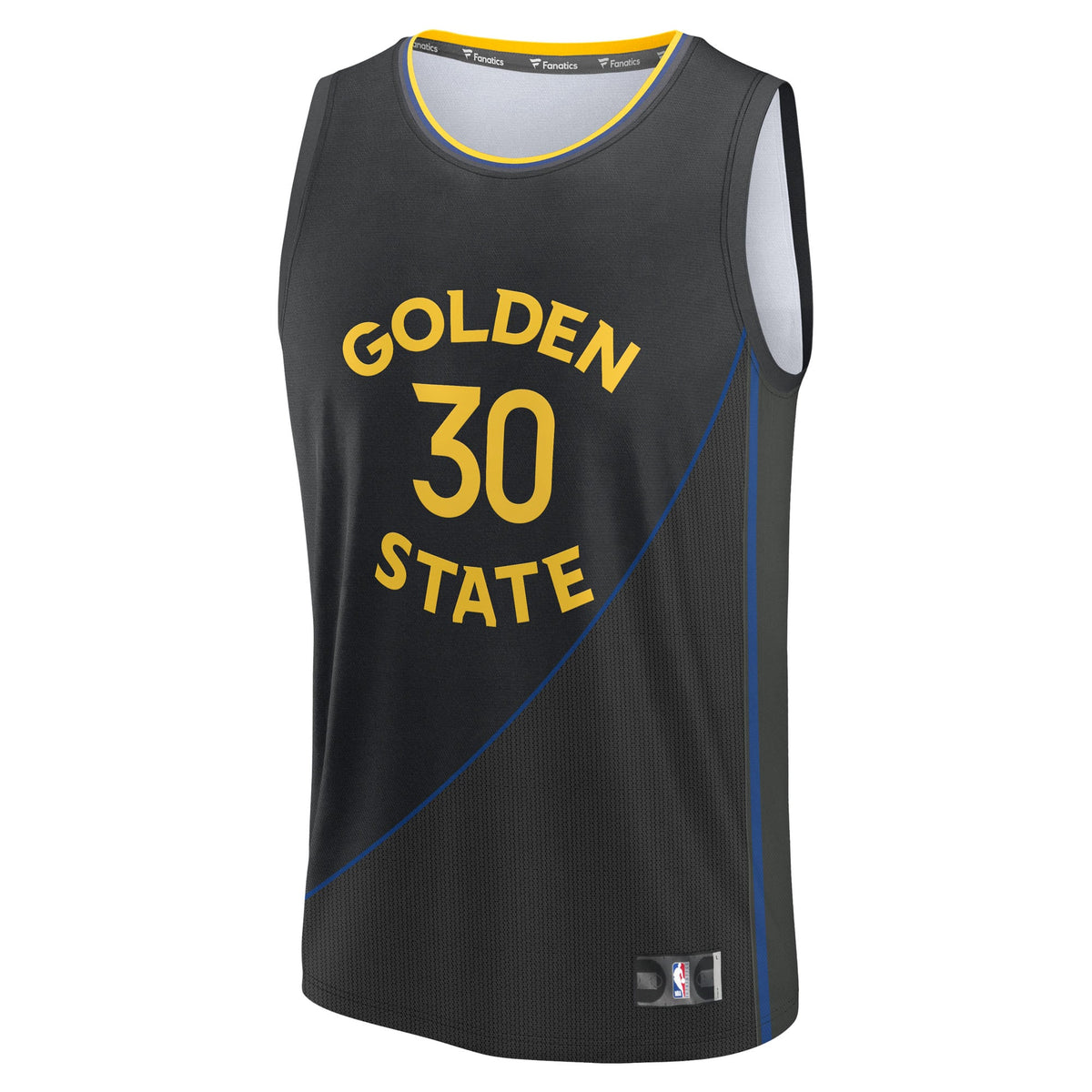 Youth Golden State Warriors Stephen Curry Fanatics Black Fast Break Replica Player Jersey - Statement Edition