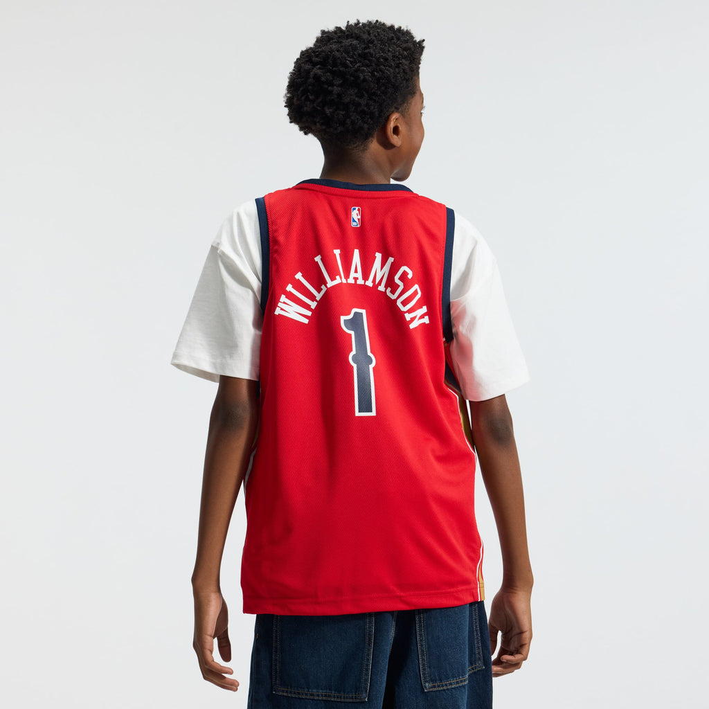Youth New Orleans Pelicans Zion Williamson Fanatics Red Fast Break Player Jersey - Statement Edition