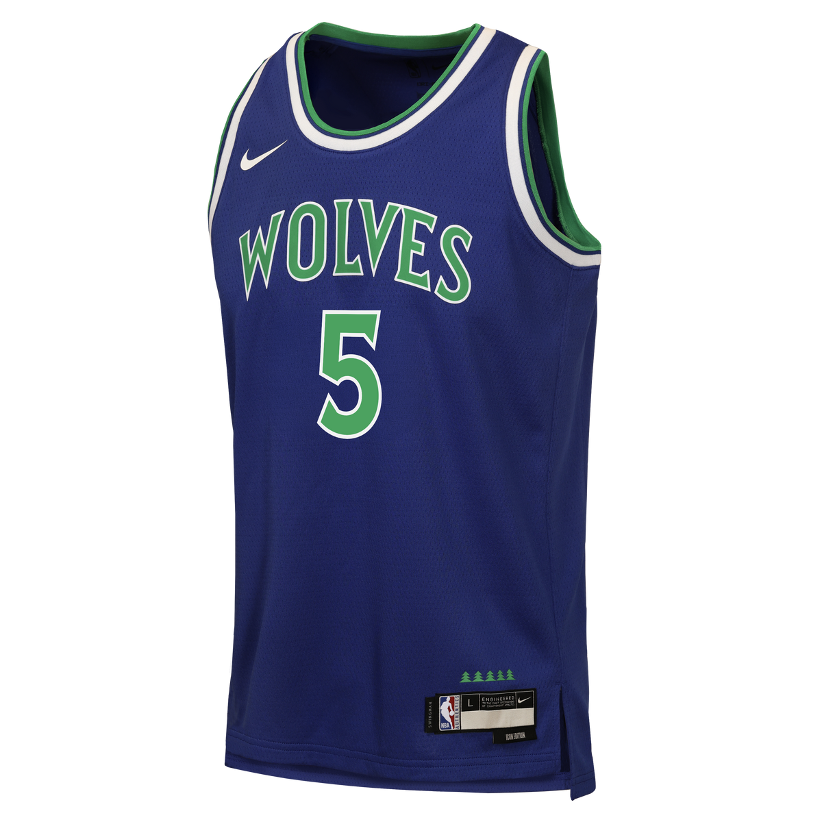 Youth Minnesota Timberwolves Anthony Edwards Nike Blue Swingman Jersey - Icon Edition