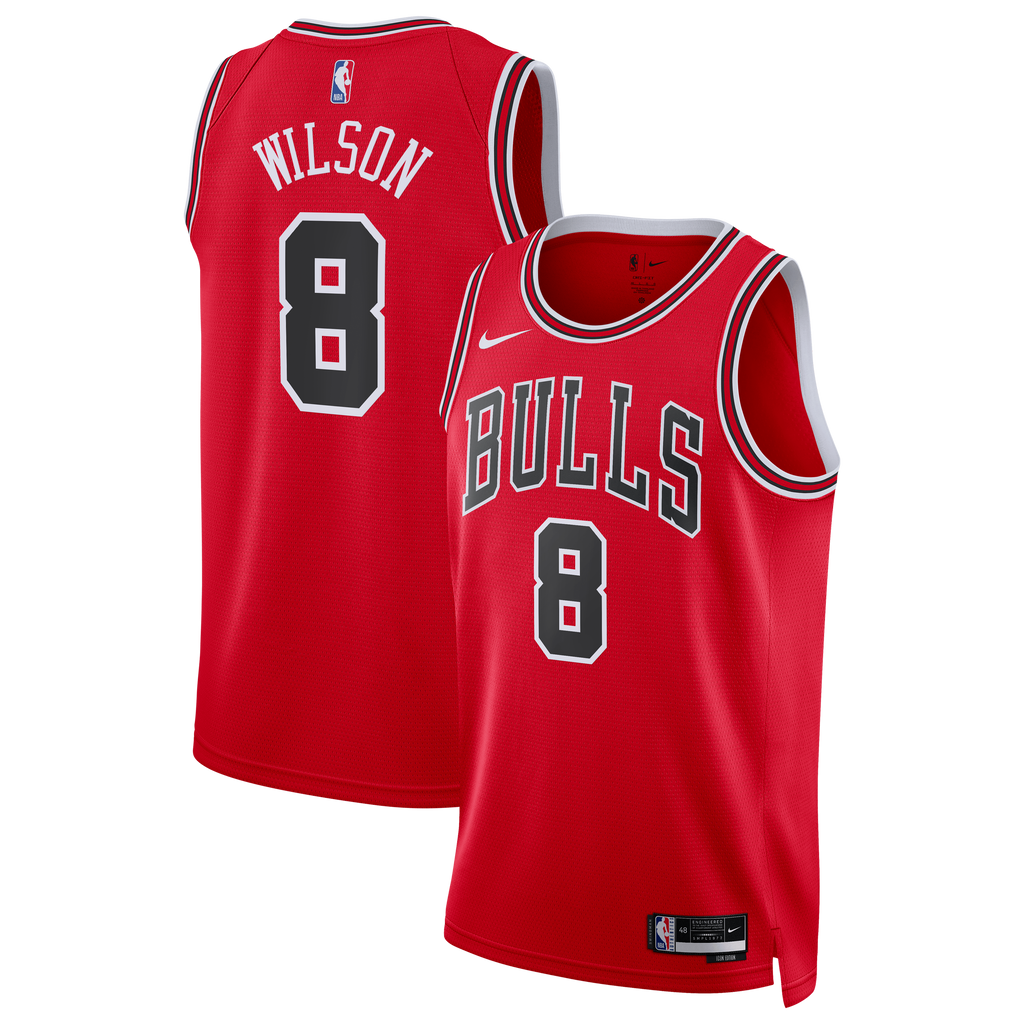 Youth Chicago Bulls Caleb Wilson Nike Red Swingman Jersey - Icon Edition