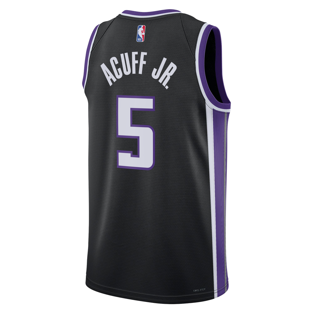 Youth Sacramento Kings Darius Acuff Jr. Nike Black Swingman Jersey - Icon Edition