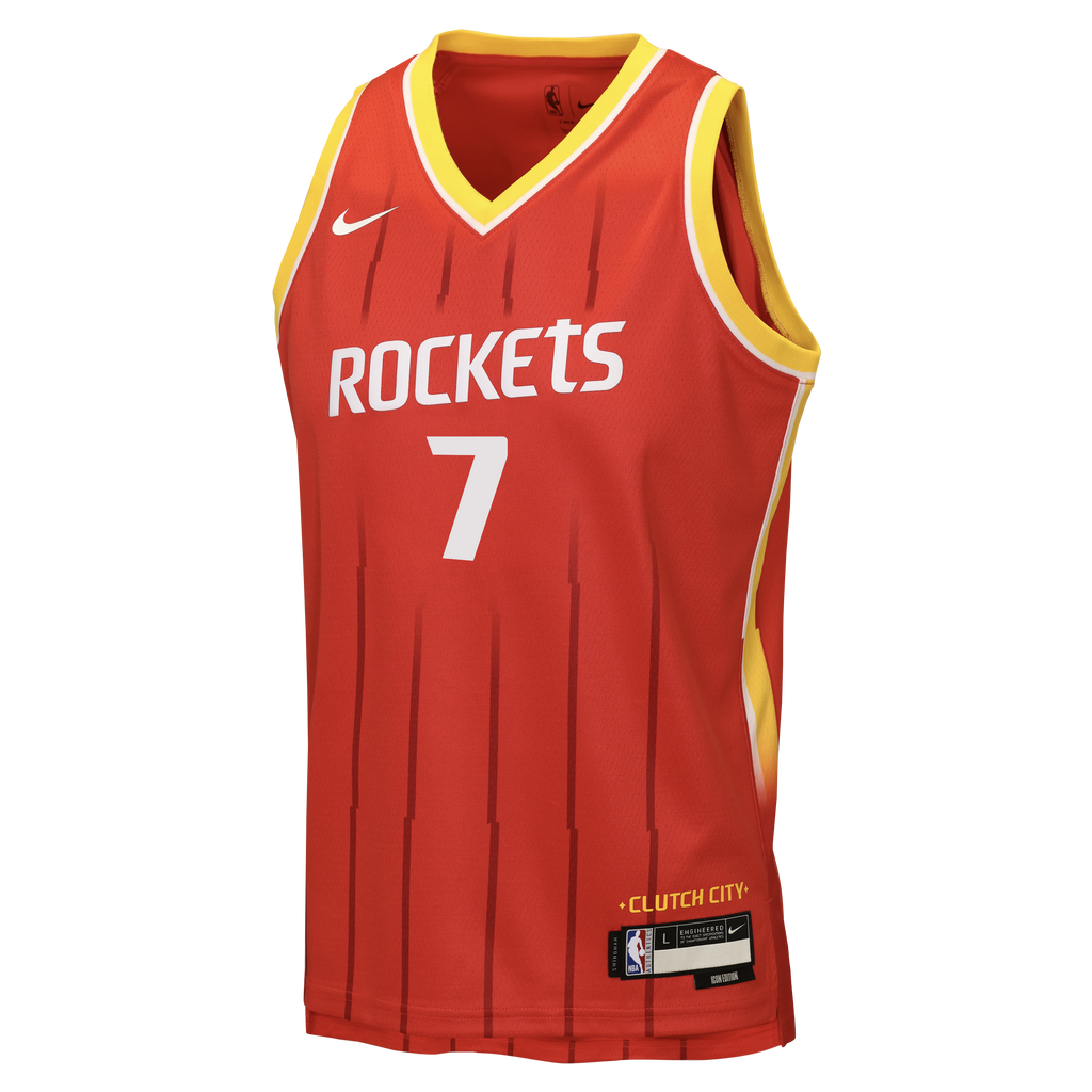 Youth Houston Rockets Kevin Durant Nike Red Swingman Jersey - Icon Edition