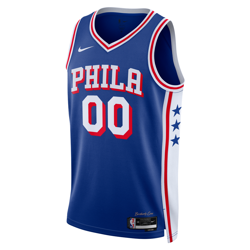 Youth Philadelphia 76ers Labaron Philon Jr. Nike Royal Swingman Jersey - Icon Edition