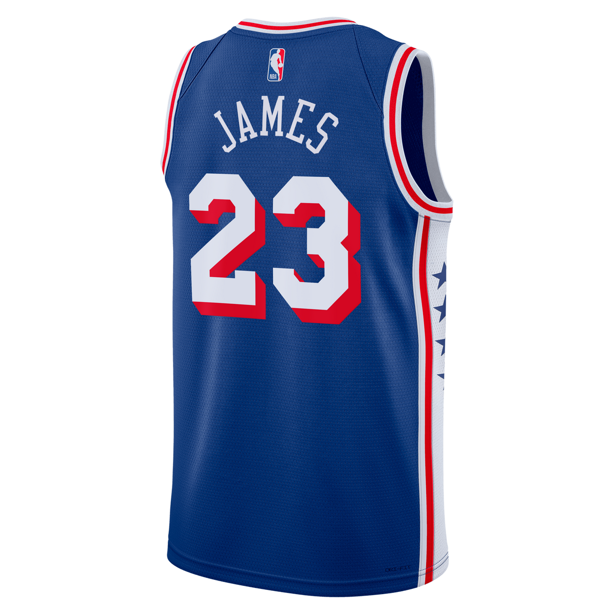 Youth Philadelphia 76ers LeBron James Nike Royal Swingman Jersey - Icon Edition