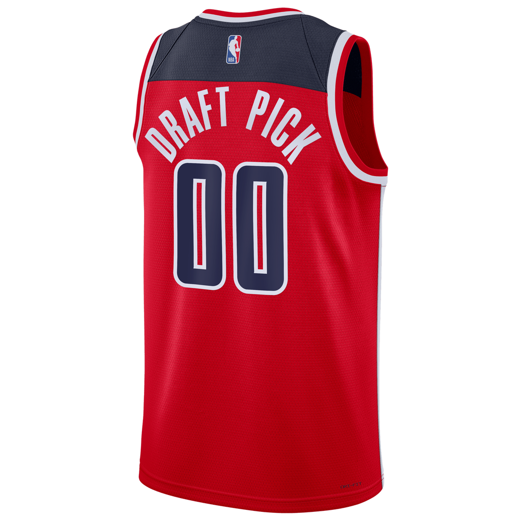 Youth Washington Wizards TBD Nike Red 2026 NBA Draft First Round Pick Swingman Player Jersey - Icon Edition