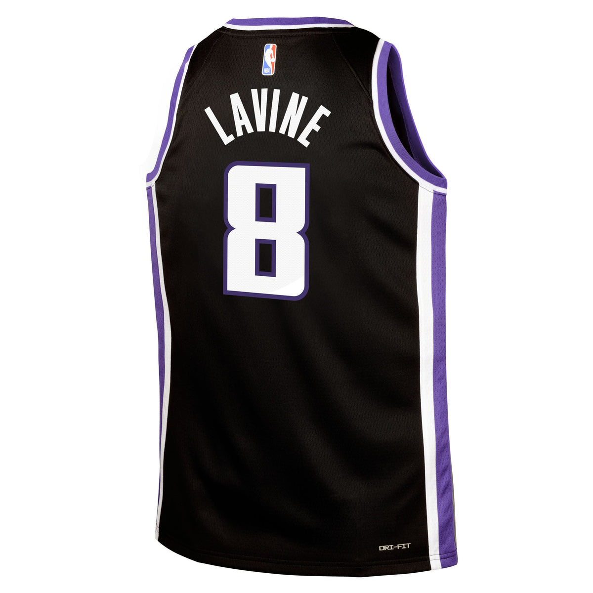 Youth Sacramento Kings Zach LaVine Nike Black Swingman Jersey - Icon Edition